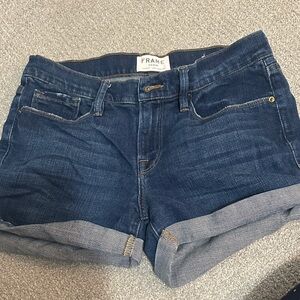 Frame Denim Le Cutoff Blue Jean Shorts